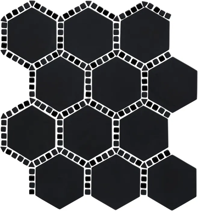 Duet 10 x 11 in mosaic · nero