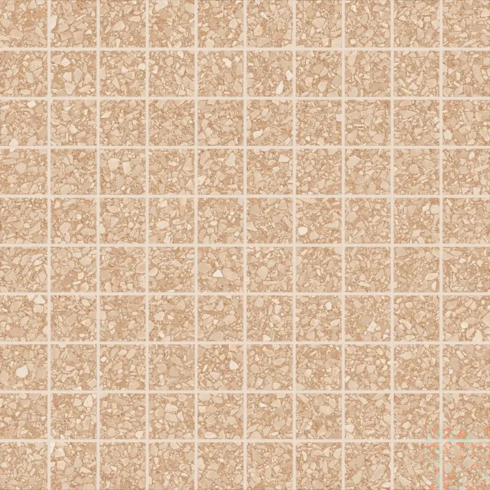 Elisir Frammenti 3 x 3 in mosaic · rosso siena