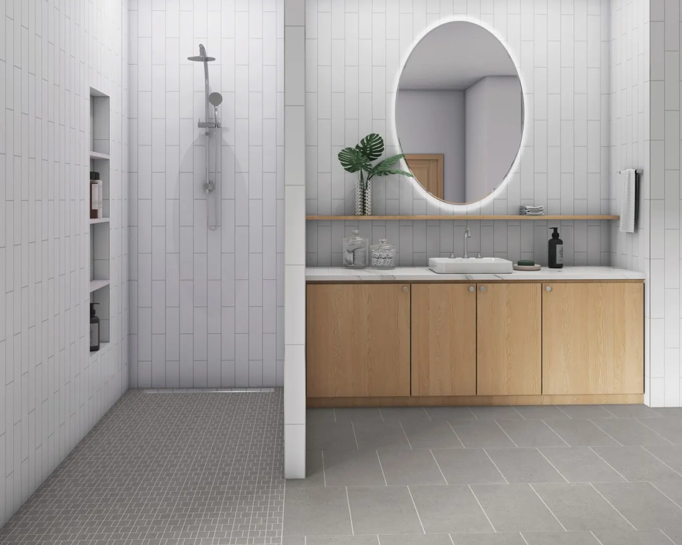 Flow, photo 4 (Installed · White Matte)