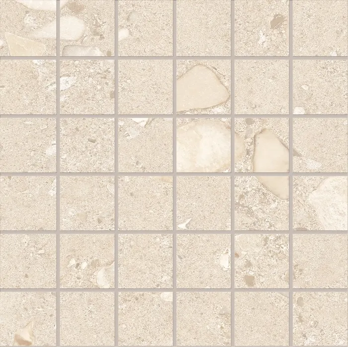GarnetStone 5 x 5 in mosaic · sabbia