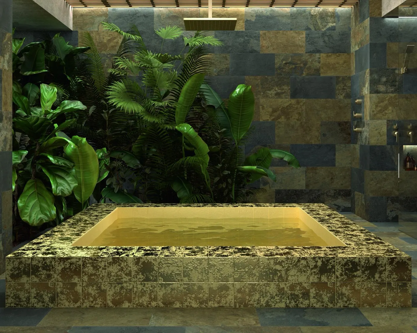 Gilded Stone, photo 3 (Installed · Gilded Stone)
