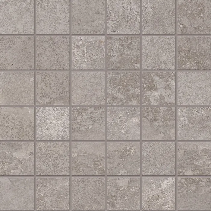Heirloom 5 x 5 in mosaic · grey