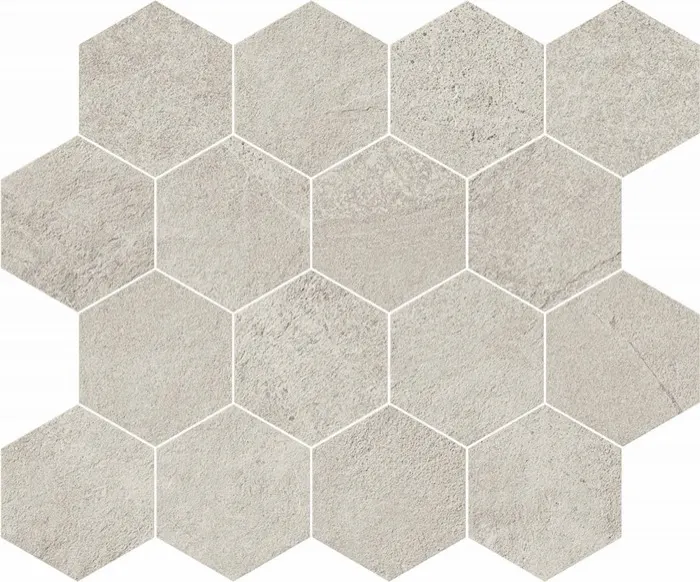 Jaunt 10 x 12 in mosaic · line jaunt natural ivory