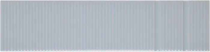 Field tile with two stripes, 3 x 12 in in Marina Glossy