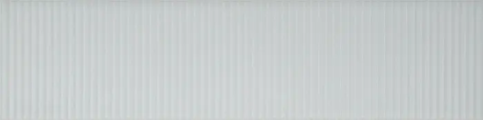 Field tile with stripes, 3 x 12 in in Mist Matte