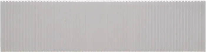 Field tile with stripes, 3 x 12 in in Natural Glossy