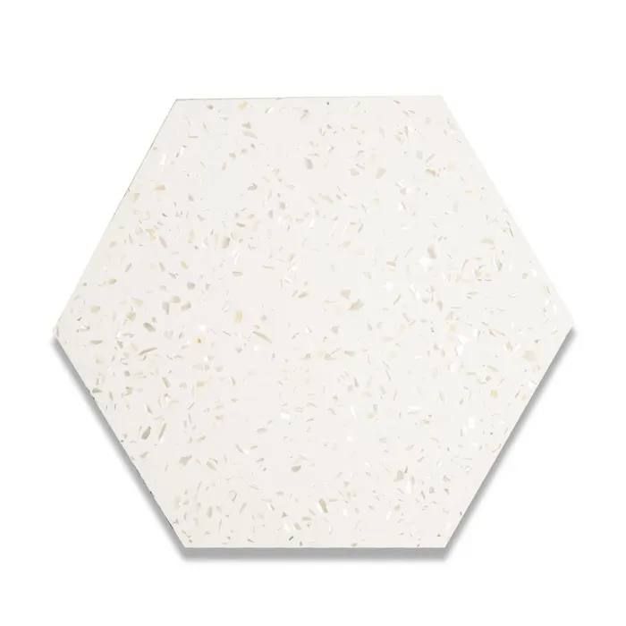 Loom Hexagon, photo 37 (Mother of Pearl White Hexagon)