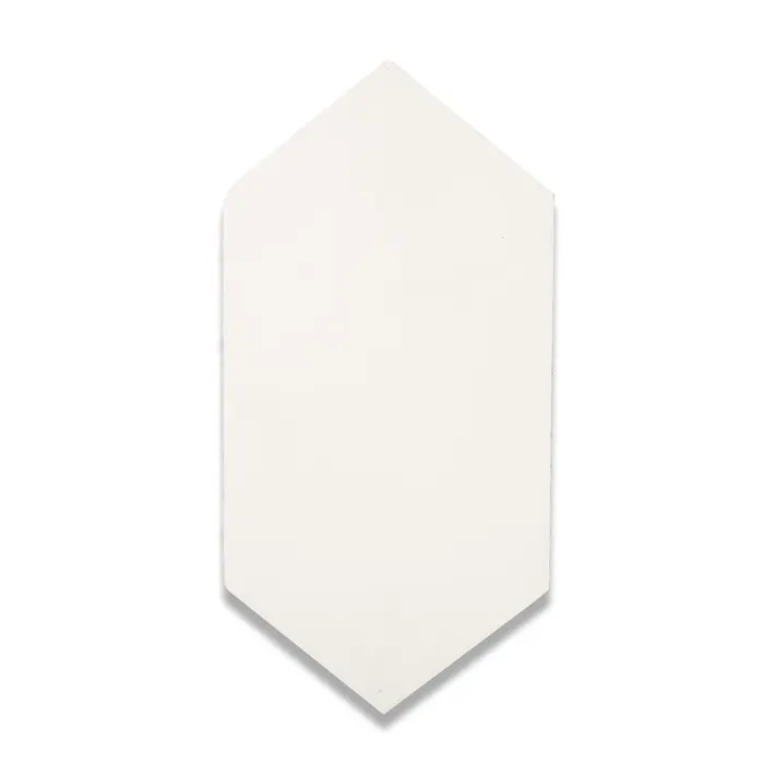 Loom Hexagon, photo 30 (Solid Tiffany White)