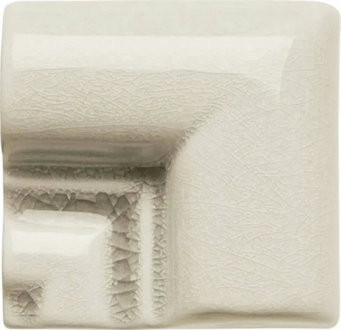 Rail molding frame corner in Surf Gray