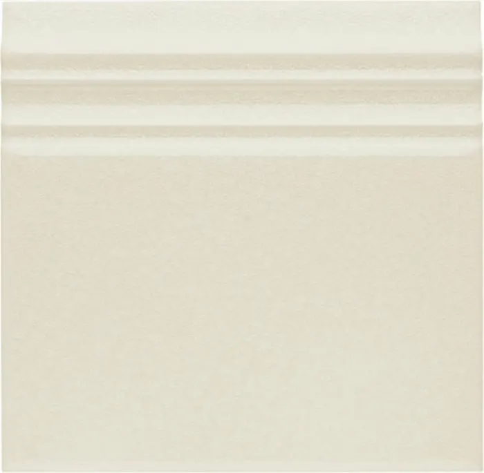 Base board, glazed top edge, 6 x 6 in in Whitecaps