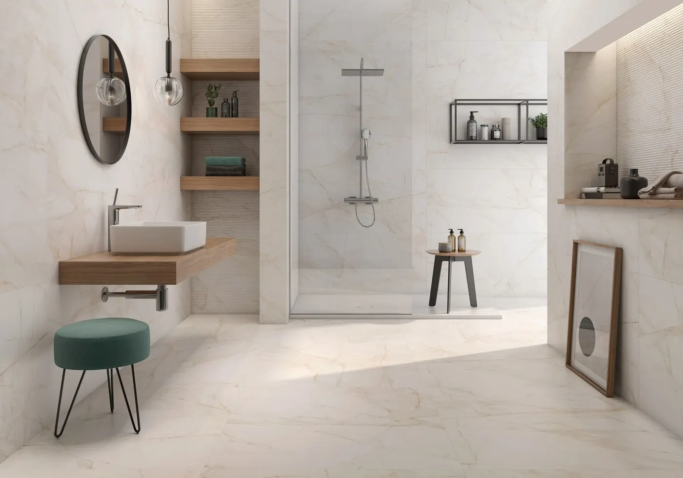Marble Tirolo installed