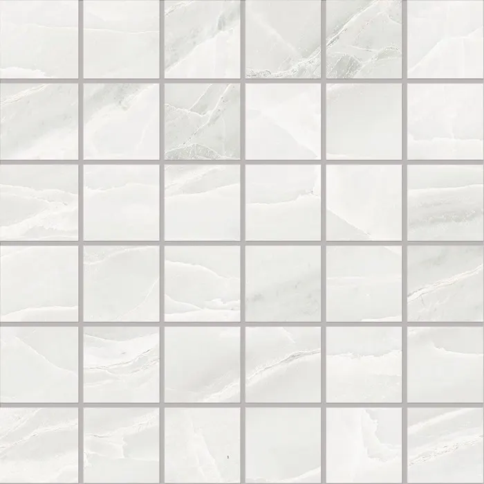 Marmol Selection 5 x 5 in mosaic · white paradise