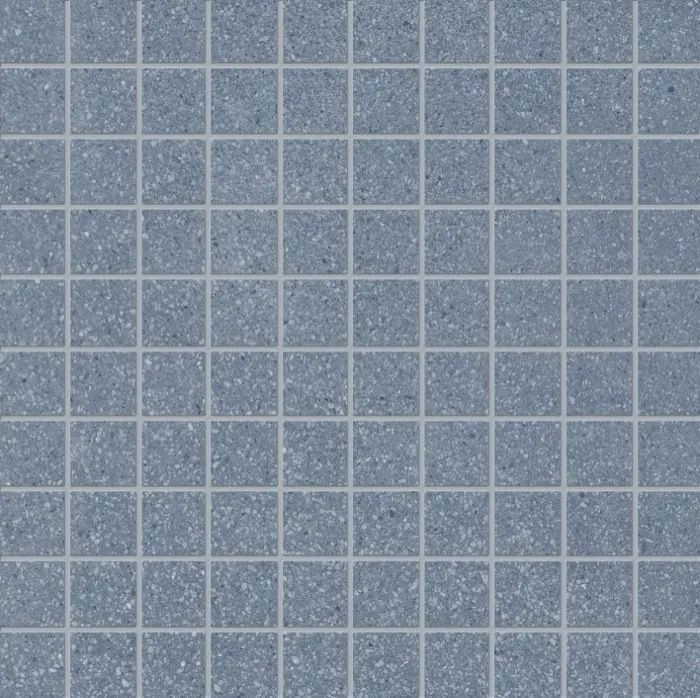 Melange 3 x 3 in mosaic · blue
