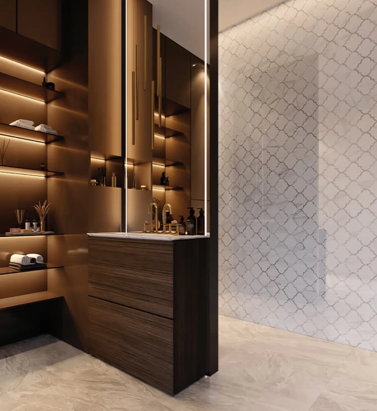 Meyer, photo 3 (Installed · Volakas Grigio)