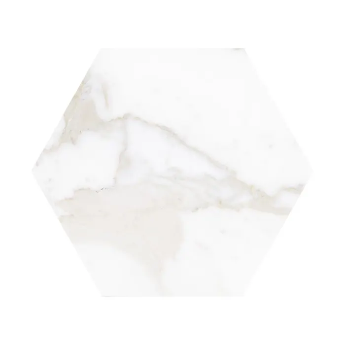 Modena Marble 9 x 10 in hexagon · calacatta oro