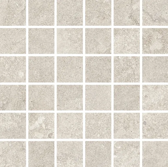 Norina 2 x 2 in mosaic · ivory
