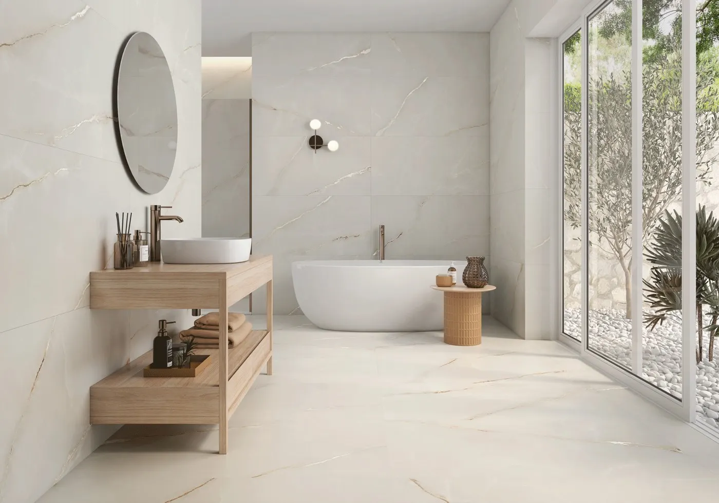 Onice Regale, photo 3 (Installed · Marfil)