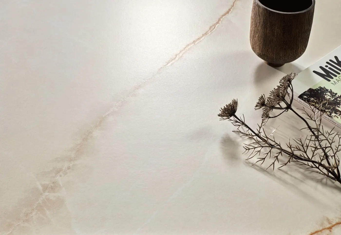 Onice Regale, photo 2 (Installed · Marfil)
