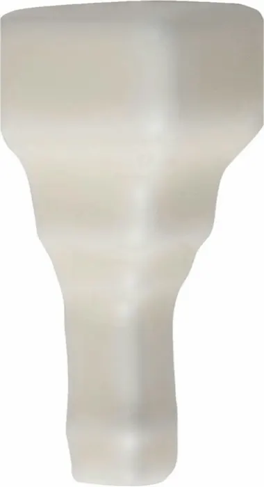 Chair molding end cap in Almond