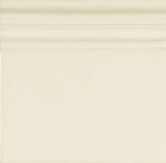 Base board, glazed top edge, 5.8 x 5.8 in in Bamboo