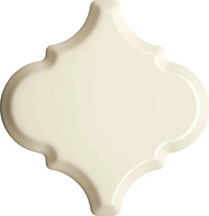 Beveled arabesque, 6 in in Bamboo