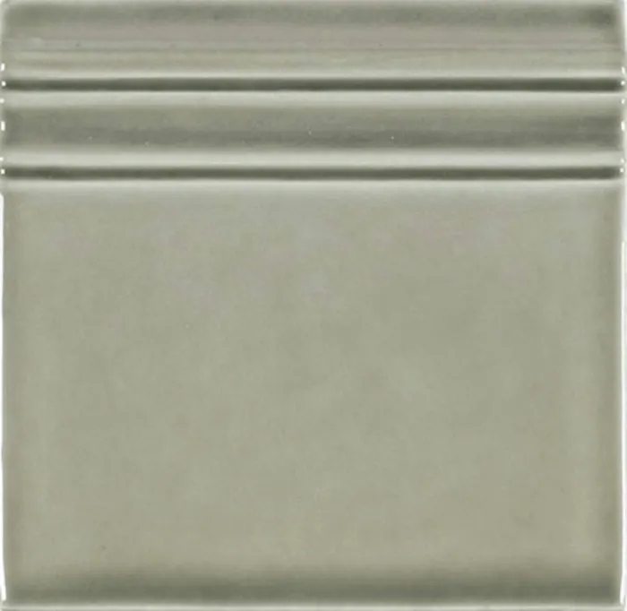 Base board, glazed top edge, 5.8 x 5.8 in in Eucalyptus