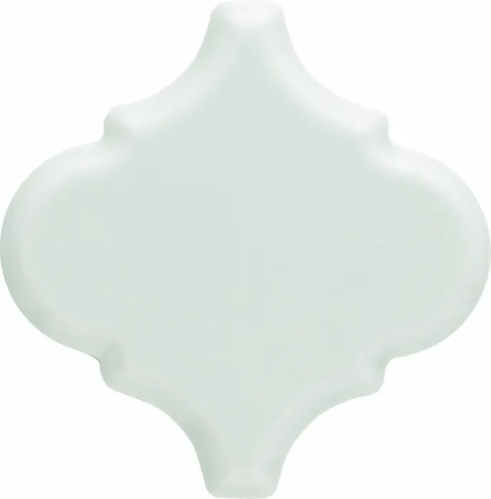 Beveled arabesque, 6 in in Fern