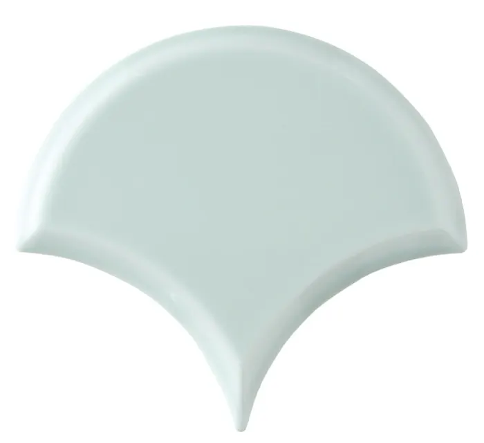 Beveled fan scallop, 6 in in Fern