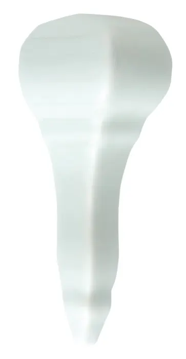 Rail molding end cap in Fern