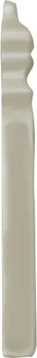 Base board end cap in Graystone
