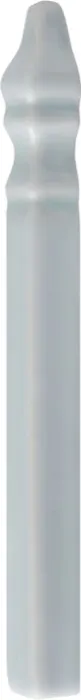 Base board end cap in Ice Blue