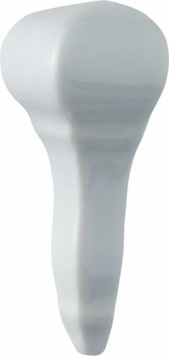 Rail molding end cap in Ice Blue