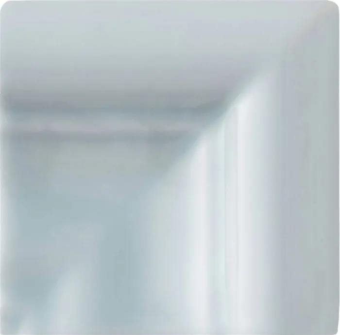 Rail molding frame corner in Ice Blue