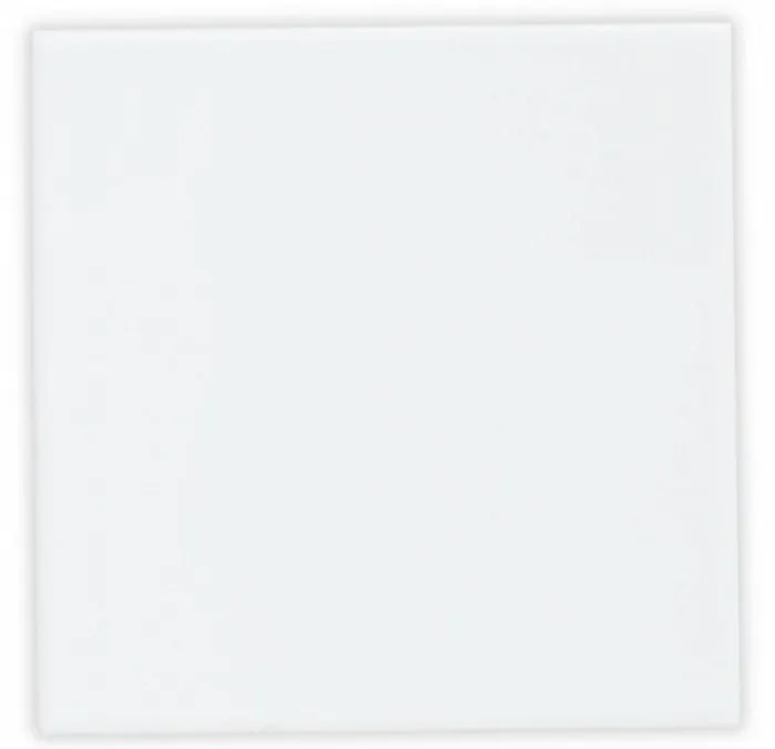 Field tile, 5.8 x 5.8 in in Snow Cap