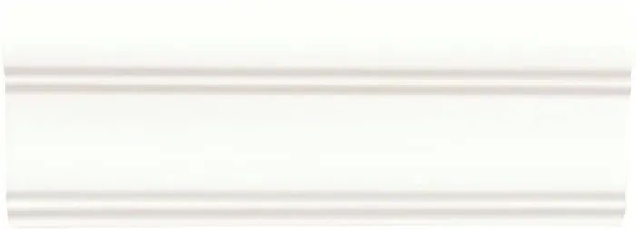 Rail molding, 2.8 x 7.8 in in Snow Cap