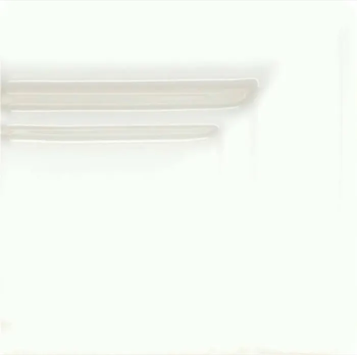 Rail molding frame corner in Snow Cap