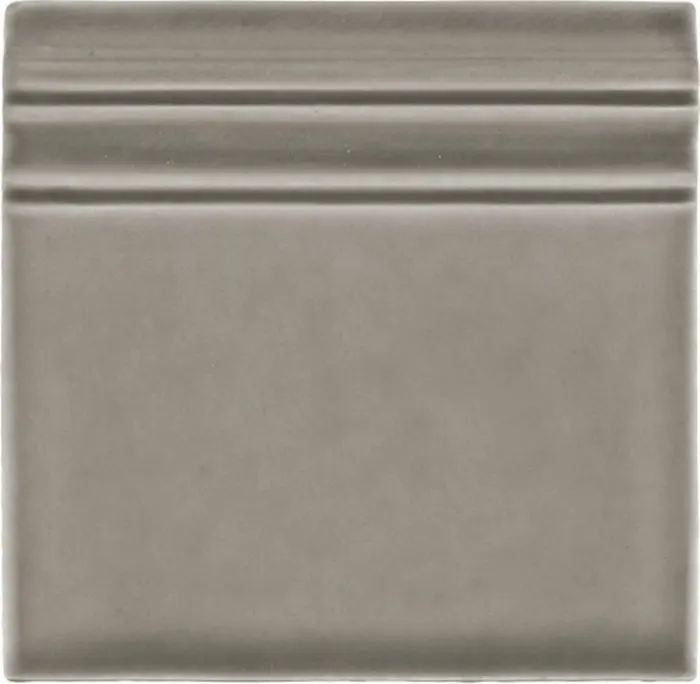 Base board, glazed top edge, 5.8 x 5.8 in in Timberline