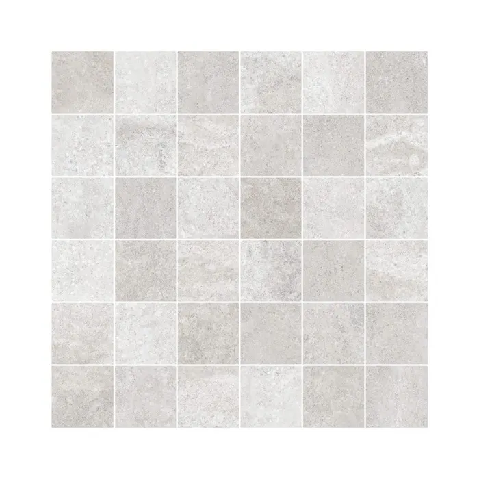 Riverstone 2 x 2 in mosaic · light grey
