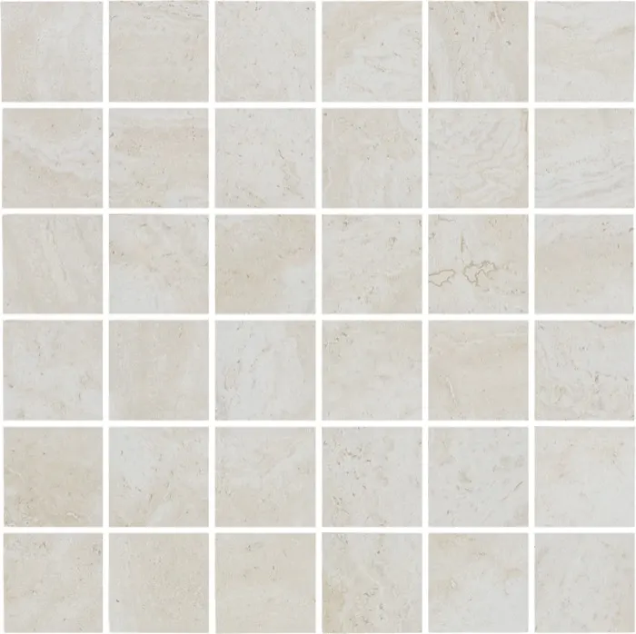 Rocca Romana 2 x 2 in mosaic · ivory