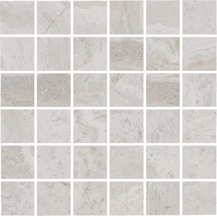 Rocca Romana 2 x 2 in mosaic · silver