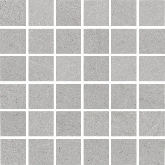 St Barts 2 x 2 in mosaic · silver