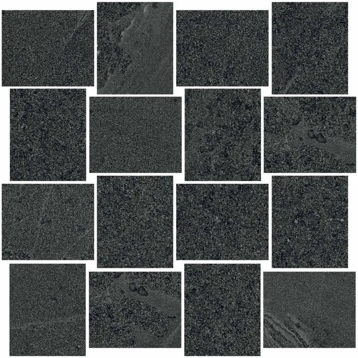 Stage mosaic · west black