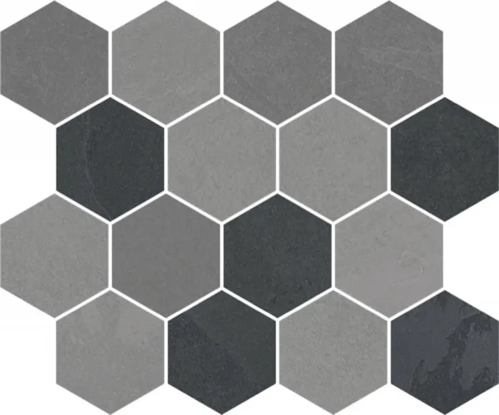 Star 10 x 12 in mosaic · anthracite