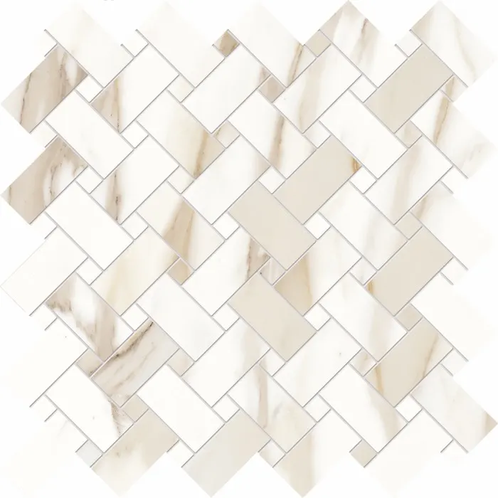 Tableau Marmo Reloaded mosaic · calacatta gold canova