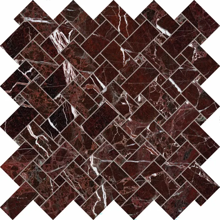 Tableau Marmo mosaic · rosso levanto
