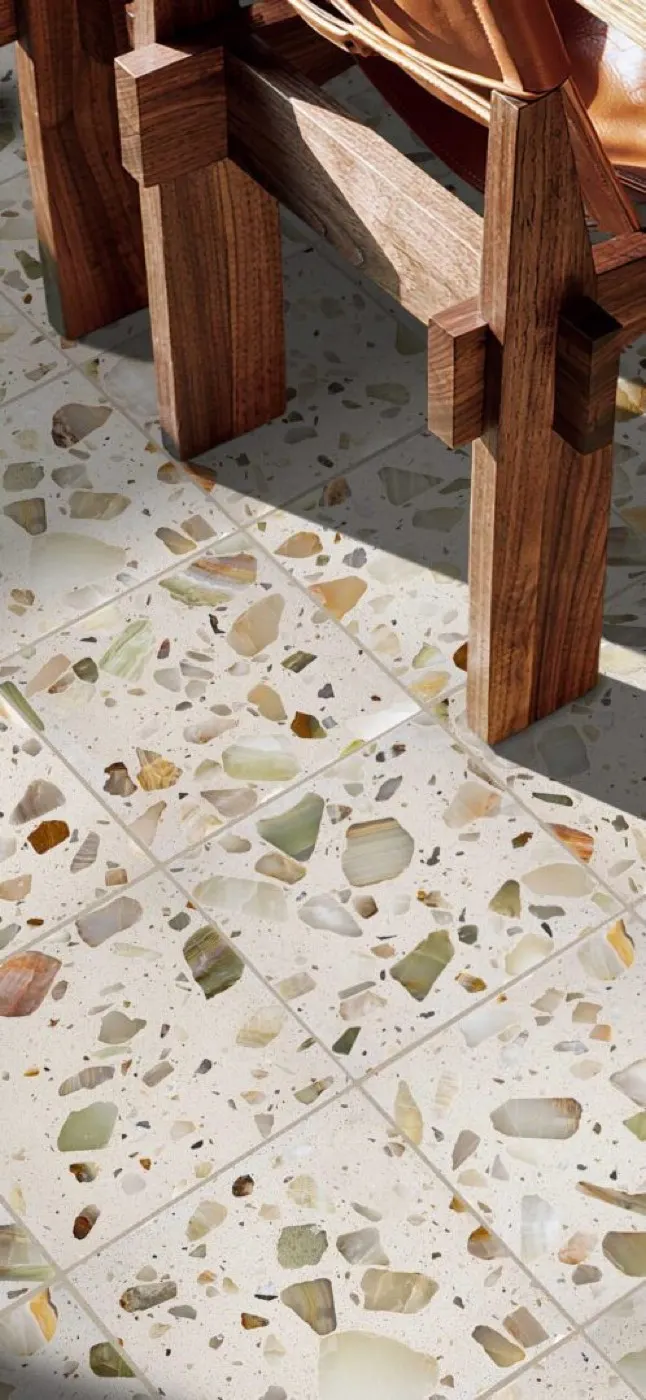 Terrazzo Twist installed