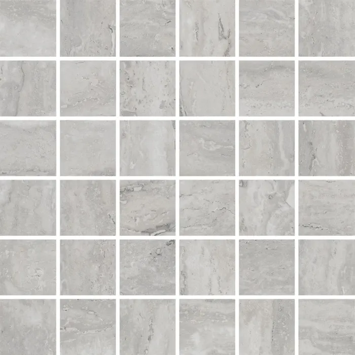 Todi 2 x 2 in mosaic · silver