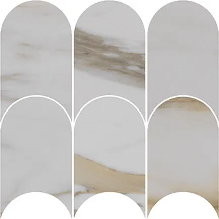 Ultra 4 x 6 in mosaic · imperial gold calacatta