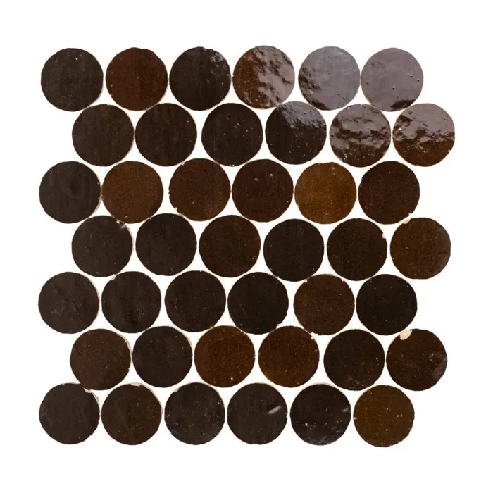 Zellige Tailored mosaic · espresso noire