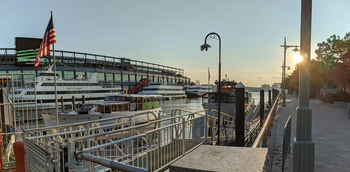 Chelsea Piers pool deck